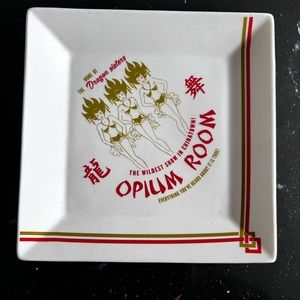 TRIXIE & MILO
OPIUM ROOM COASTER/COCKTAIL NAPKIN TRAY (1940'S HOLLYWOOD)